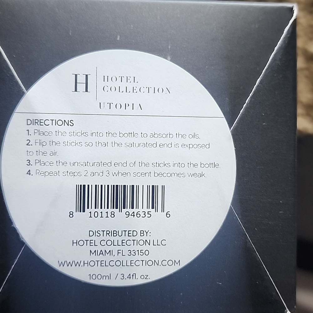 NIB Hotel Collection Utopia Reed Diffuser - Picture 4 of 4